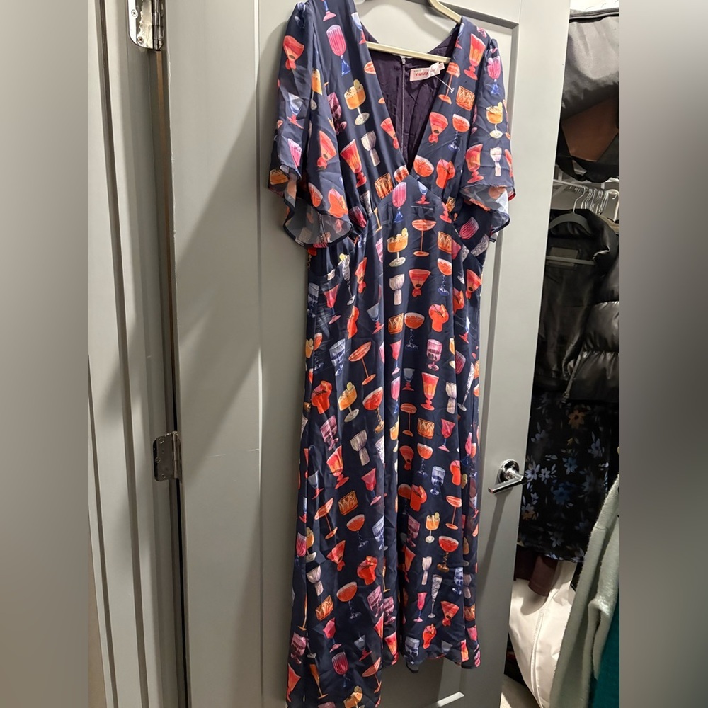 LISA SAYS GAH cocktail print dress - Picture 3 of 11